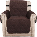 Thick Sofa Chair Cover Velvet Quilted Armchair Cover